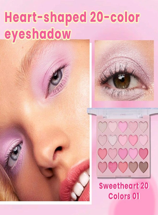 سويكي لوحة ظلال العيون SUAKE Nude Pink، مطفية ولامعة، غنية بالأصباغ، 20 لونًا من برايمر ظلال العيون البني والبنفسجي لمكياج العيون، لوحة ظلال العيون الكورية (01#-NUDE-20 COLORS) - Image 2